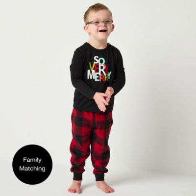 North Pole Trading Co. Toddler Unisex Adaptive Microfleece 2-pc. Christmas Pajama Set