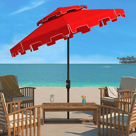 Zimmerman Outdoor Patio Umbrella, One Size, Red