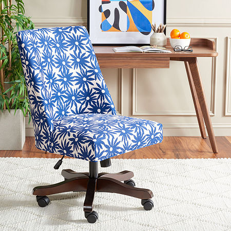 Safavieh Scarlet Office Chair, One Size, Blue