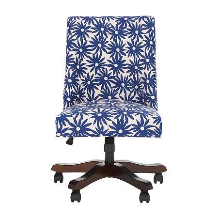 Safavieh Scarlet Office Chair, One Size, Blue