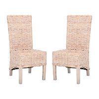 Pembrooke Dining Side Chair-Set of 2, One Size, White