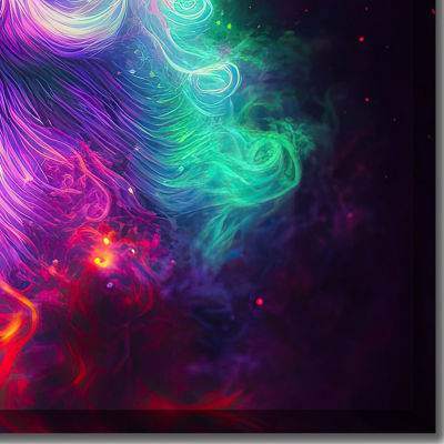 Streamline Art Santa Claus Led Light Up Canvas Art