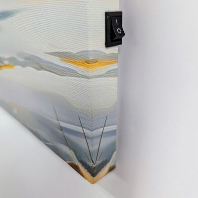 Streamline Art Rustic Cabin Led Light Up Canvas Art