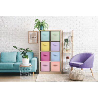 Sorbus 8 Pack 13" Foldable Cubes With Handles Storage Cube