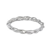 Womens Lab Created White Opal Sterling Silver Side Stone Solitaire Cocktail Ring