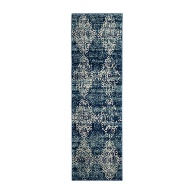 Safavieh Seanna Geometric Rectangular Runner, Color Royal Ivory JCPenney