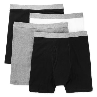 Stafford Cotton Big and Tall Mens 4 Pack Boxer Briefs