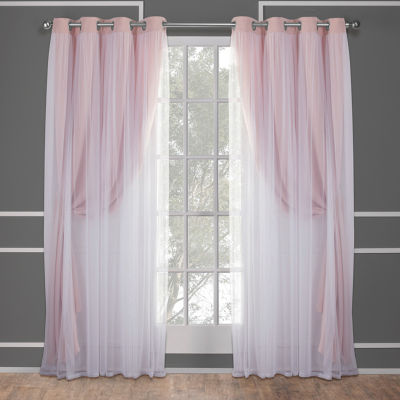 Exclusive Home Curtains Catarina Grommet Top Energy Saving Blackout Set of 2 Curtain Panel