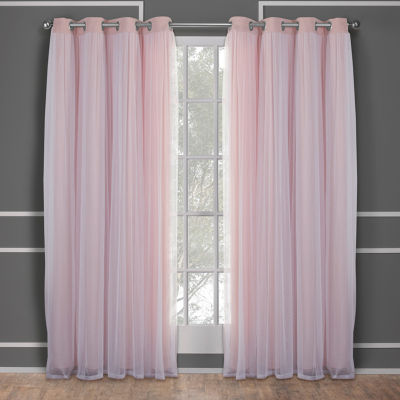 Exclusive Home Curtains Catarina Grommet Top Energy Saving Blackout Set of 2 Curtain Panel