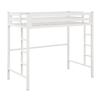 Premium Deluxe Metal Loft Bed, Color White JCPenney