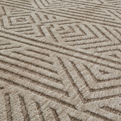 Weave And Wander Kathleen Geometric Indoor Rectangular Accent Rug