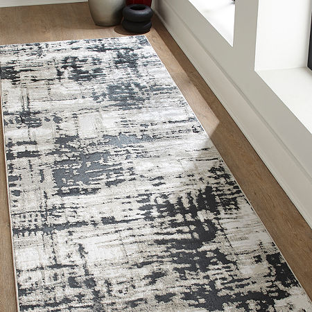 Weave And Wander Payton Rectangular Rugs & Floor Coverings Indoor Abstract Accent Rugs, One Size, Black