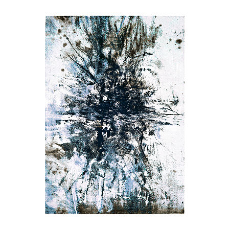 Weave And Wander Londyn Rectangular Rugs & Floor Coverings Indoor Abstract Accent Rugs, One Size, White