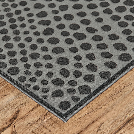 Weave And Wander Rylie Rectangular Rugs & Floor Coverings Indoor Geometric Accent Rugs, One Size, Gray