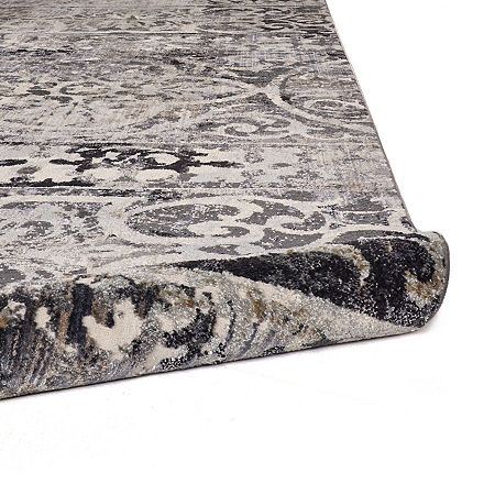 Weave And Wander Milana Rectangular Rugs & Floor Coverings Indoor Accent Rugs, One Size, Gray