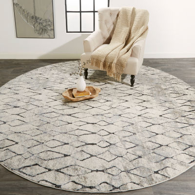 Weave And Wander Rndmilana Indoor Round Area Rug