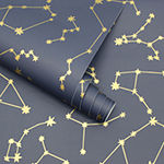 Novogratz Constellations Navy Peel And Stick Wallpaper