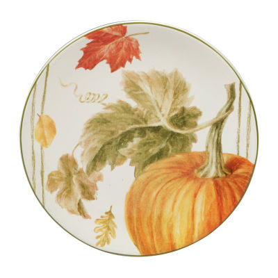 Certified International Autumn Harvest 4-pc. Earthenware Dessert Plate