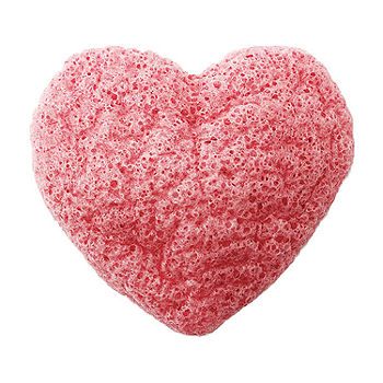 Pink and White Heart-Shaped Thick Sponges Pack of 2 by Minky