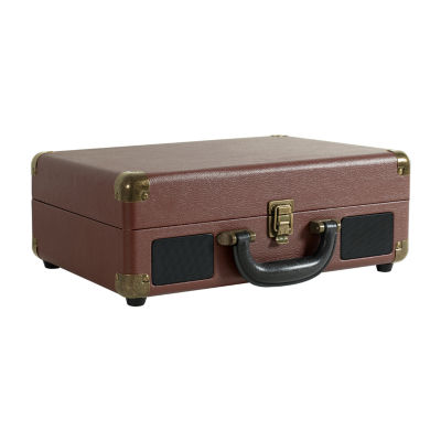 Victrola Bluetooth Suitcase Record Player with 3-speed Turntable