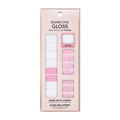 Dashing Diva Gloss Shine Gel Nail Strips Palette Nail Appliques