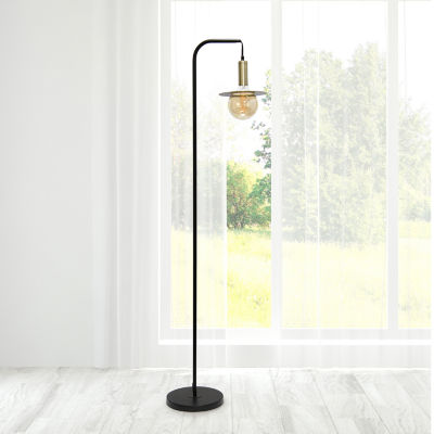 All the Rages Lalia Home Black Oslo Floor Lamp