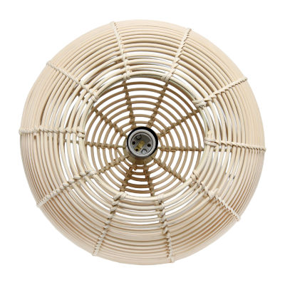All the Rages Lalia Home Ball Shaped Rattan Pendant Light