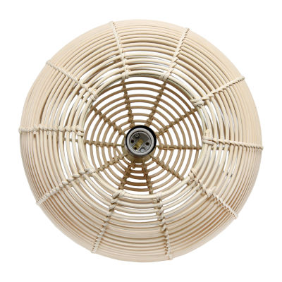 All the Rages Lalia Home Ball Shaped Rattan Pendant Lights