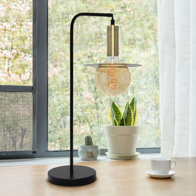 All the Rages Lalia Home Black Oslo Metal Table Lamp
