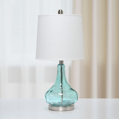 All the Rages Lalia Home Rippled Table Lamp