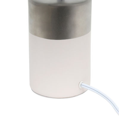 All the Rages Simple Designs Two Toned Table Lamp