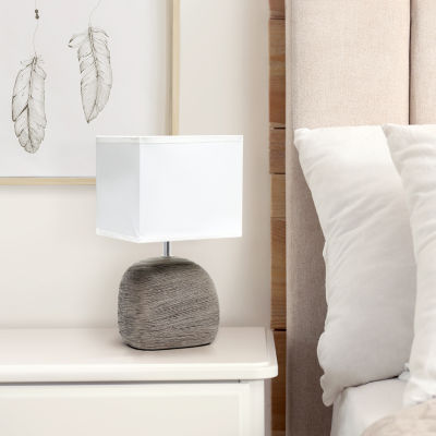 All the Rages Simple Designs Bedrock Table Lamp