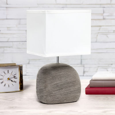 All the Rages Simple Designs Bedrock Table Lamp