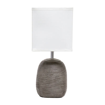 All the Rages Simple Designs Bedrock Table Lamp