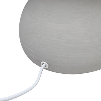 All the Rages Simple Designs Taupe Stone Age Table Lamp