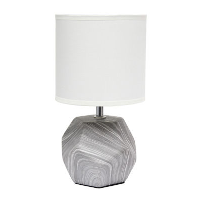 All the Rages Simple Designs Mini Round Prism Table Lamp