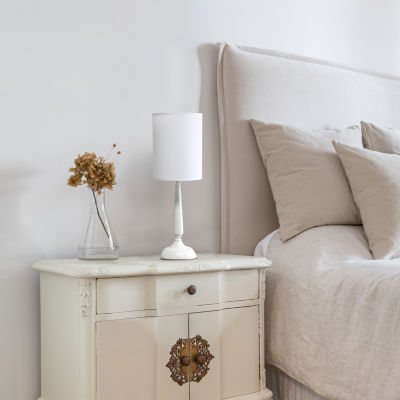 All the Rages Simple Designs Traditional Candlestick Table Lamp