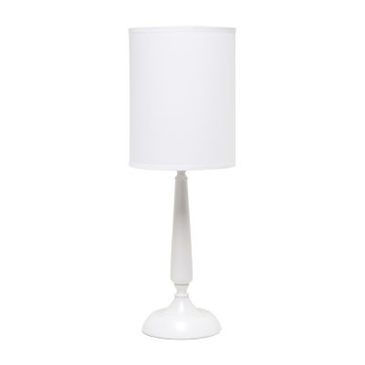 All the Rages Simple Designs Traditional Candlestick Table Lamp