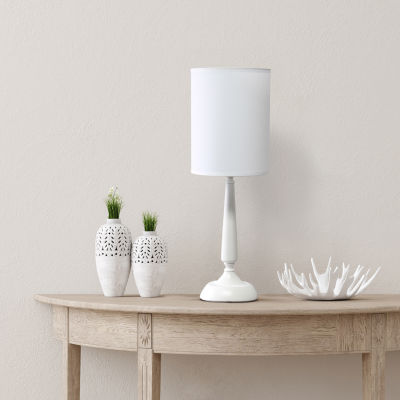 All the Rages Simple Designs Traditional Candlestick Table Lamp