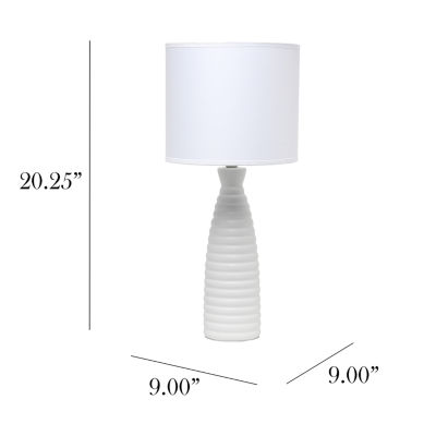 All the Rages Simple Designs Alsace Bottle Table Lamp