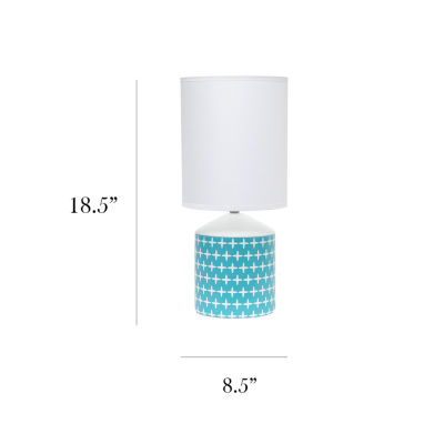 All the Rages Simple Designs Fresh Prints Table Lamp