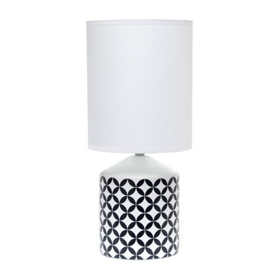 All the Rages Simple Designs Fresh Prints Table Lamp