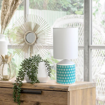 All the Rages Simple Designs Fresh Prints Table Lamp