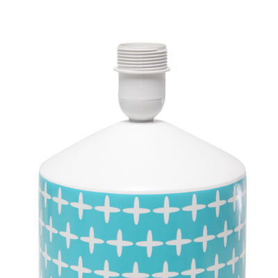 All the Rages Simple Designs Fresh Prints Table Lamp