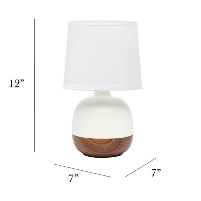 All the Rages Simple Designs Petite Mid Century Table Lamp