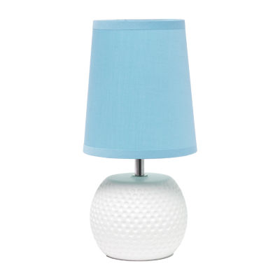 All the Rages Simple Designs Studded Texture Table Lamp