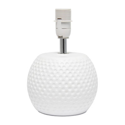 All the Rages Simple Designs Studded Texture Table Lamp