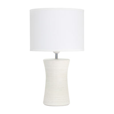All the Rages Simple Designs Hourglass Table Lamp