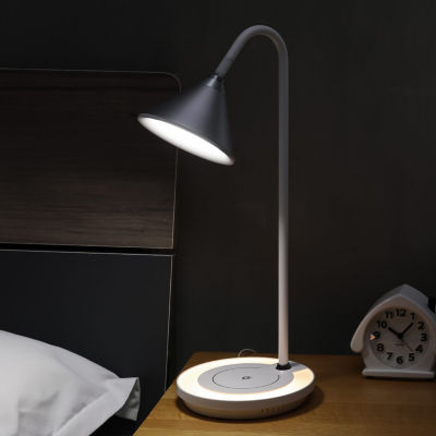 Sheffield Labs 18.9" Lucas Matte White & Chrome Led Desk Lamp