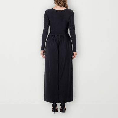 Long sleeve maxi dress on sale jcpenney